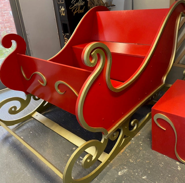 FULL SIZE SANTA SLEIGH (UNPAINTED)